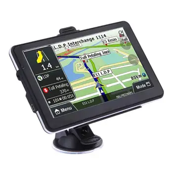 

7" Touch Screen Car Truck GPS Navigator 800MHZ FM Transmitter MP3/MP4 Player North/South America Europe 8GB USB 2.0 TFT