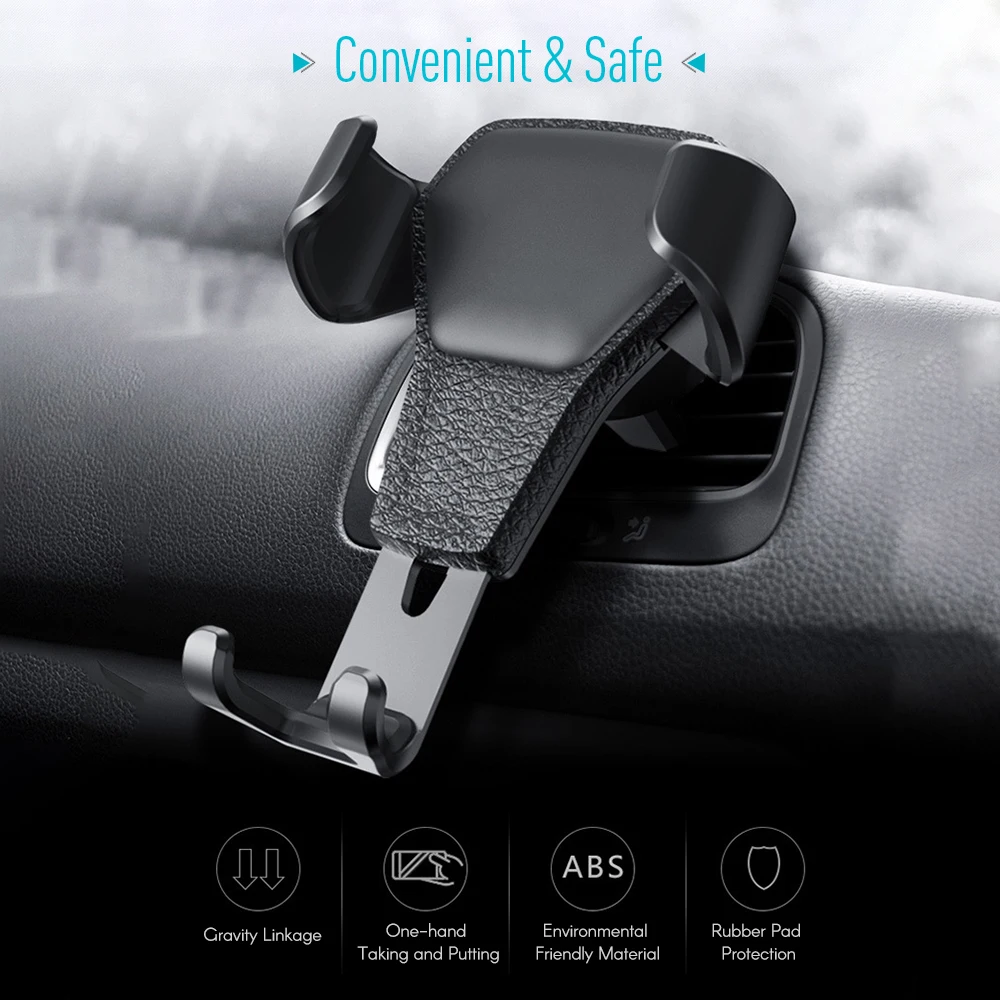 

Phone Holder Car Air Vent Gravity Design Phone Holder Mount Cradle Stand for Mobile Phone GPS For Bmw E46 E90 Ford Tesla Model 3