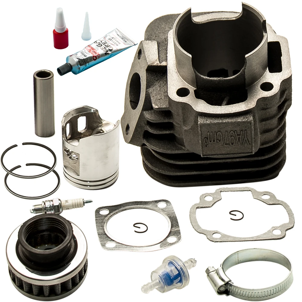 

Cylinder Piston Gasket Spark Plug Top End Kit For Polaris Predator 90 90cc 03-06 0450027