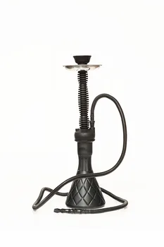 

FumandoEspero Shisha Mediana de Silicona (50 cm) - Color: Negro - Hookah Cachimba completamente equipada muy económica