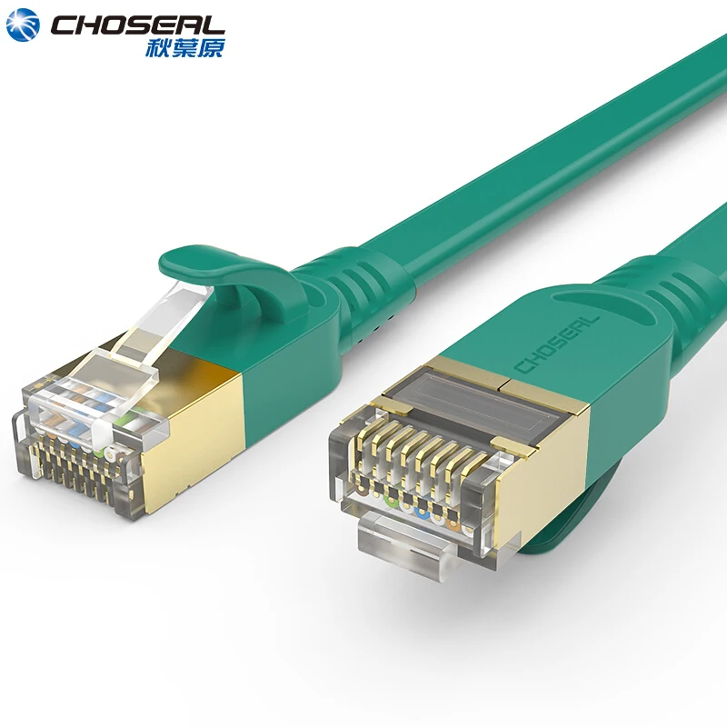 CHOSEAL Ethernet сетевой кабель RJ45 без каблука Cat7 сетевой кабель RJ 45 Ethernet кабель для коммутационных шнуров для компьютерный маршрутизатор