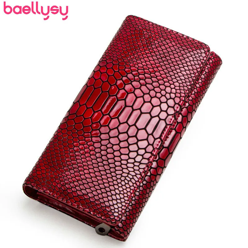 

Rfid Women Wallet Genuine Leather Long Clutch Bags High-capacity Credit Card Holders Coin Purse Zipper Money Pocket Carteira