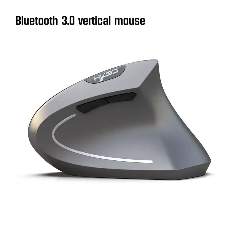 Hxsj T29 Bluetooth беспроводная мышь Вертикальная Эргономичная Регулируемая Dpi 800 1600 2400 6 Кнопка для ноутбука