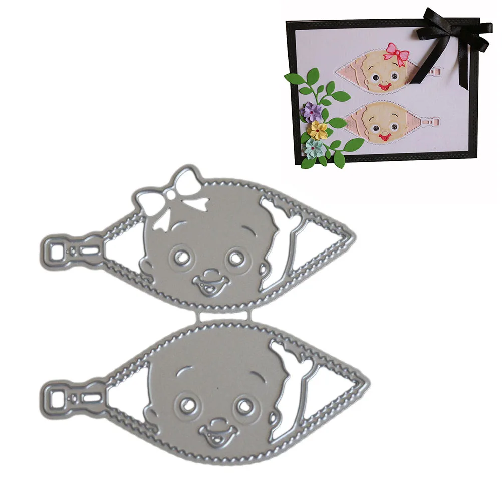 

Cutting Dies Metal Stencil Template Mould DIY Metal Embossing Stencil For Album Scrapbooking Paper Card Art Craft Decor (Babies)