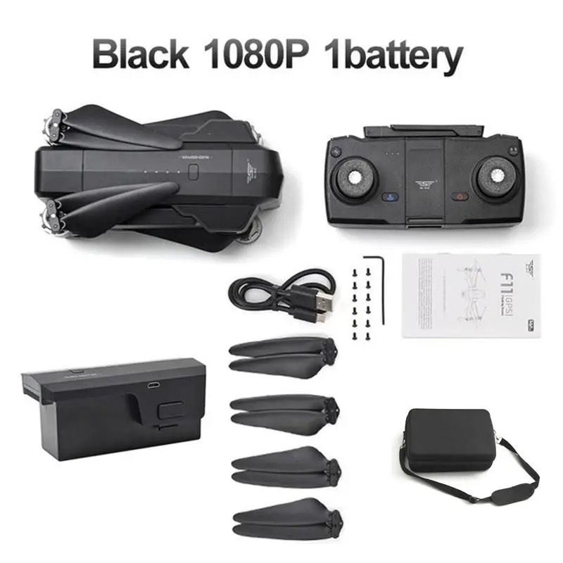 LeadingStar SJRC F11 gps 5G Wifi FPV с камерой 1080P 25 минут время полета бесщеточный селфи Радиоуправляемый Дрон Квадрокоптер