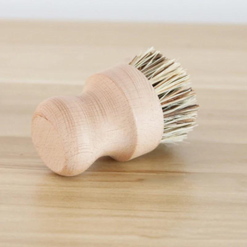 

Kitchen Bamboo Handle Cleaning Brush Scourer Pan Dish Bowl Pot Brush for Household Kitchen Cleaning Tools