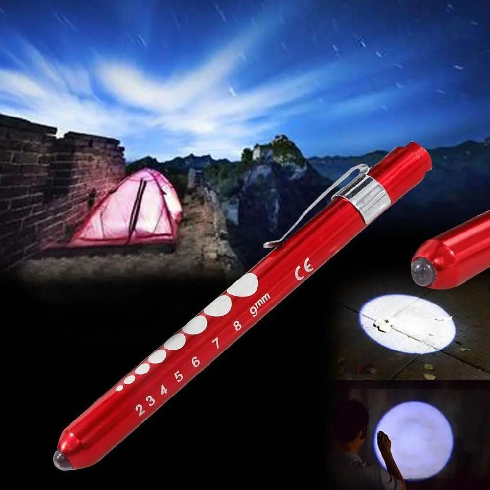 High Quality Medical First Aid LED Pen Light Flashlight Torch Doctor Nurse EMT Emergency