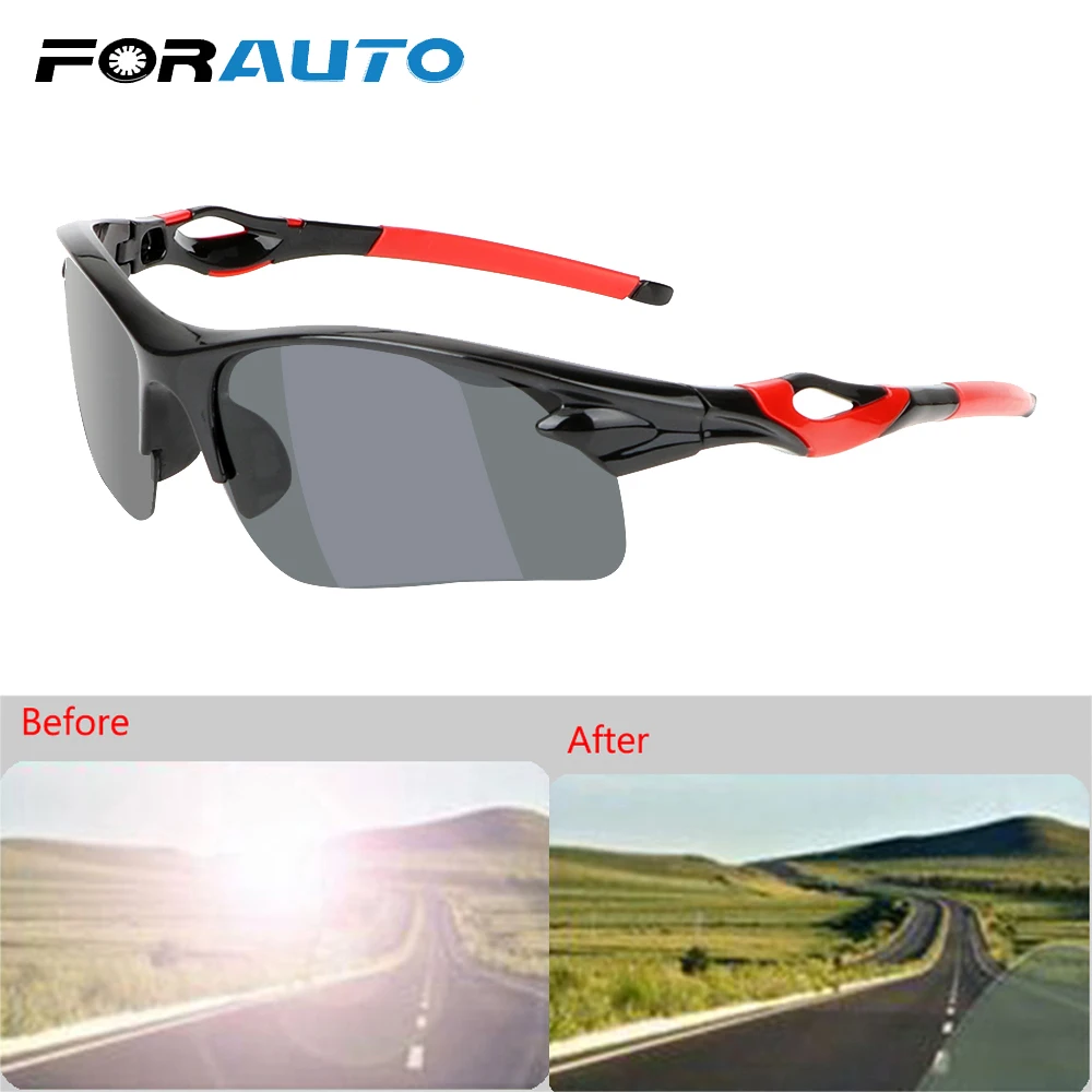 FORAUTO Car Drivers Goggles Cycling Outdoor Sports Glasses UV400 UV Protection Anti Glare Motocycle Bike Driving Sunglasses FORAUTO Car Drivers Goggles Cycling Outdoor Sports Glasses UV400 UV Protection Anti Glare Motocycle Bike Driving Sunglasses