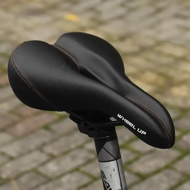 US $9.95 Bicycle Saddle PVC Waterproof Steel Hollow Comfortable Mountain Road Bike Seat Sports Soft Cycling 