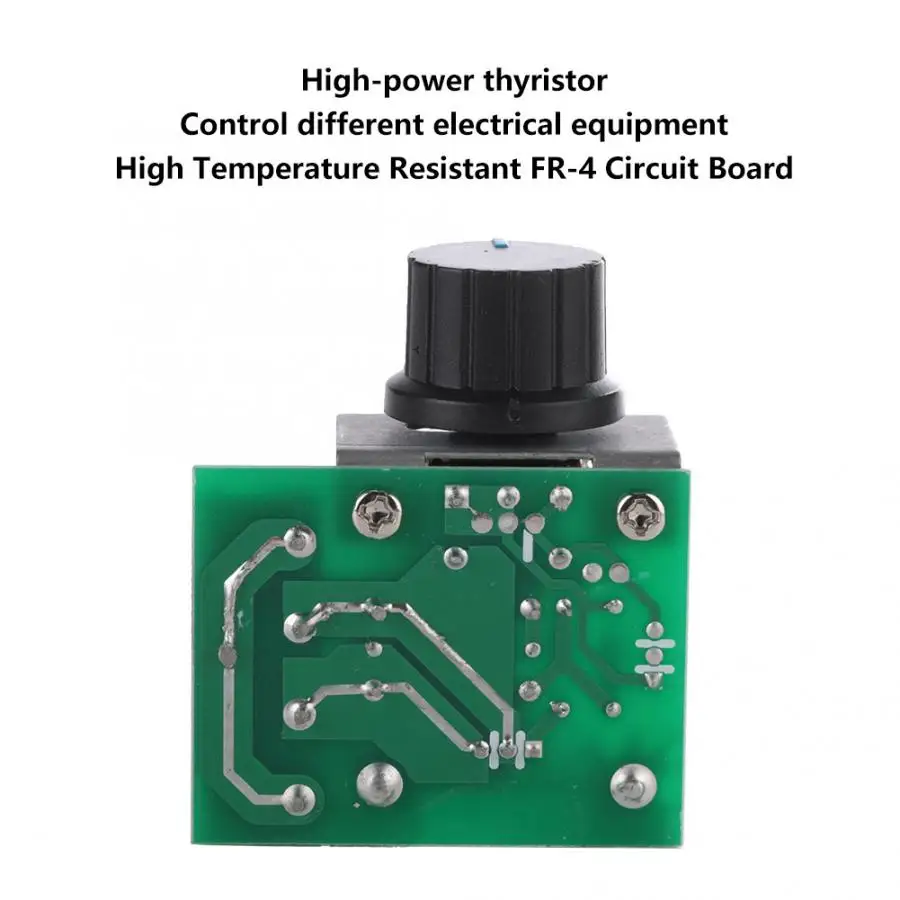 Регулятор мощности AC 220V 2000W тиристорный мотор контроль скорости регулируемый регулятор мощности для температуры