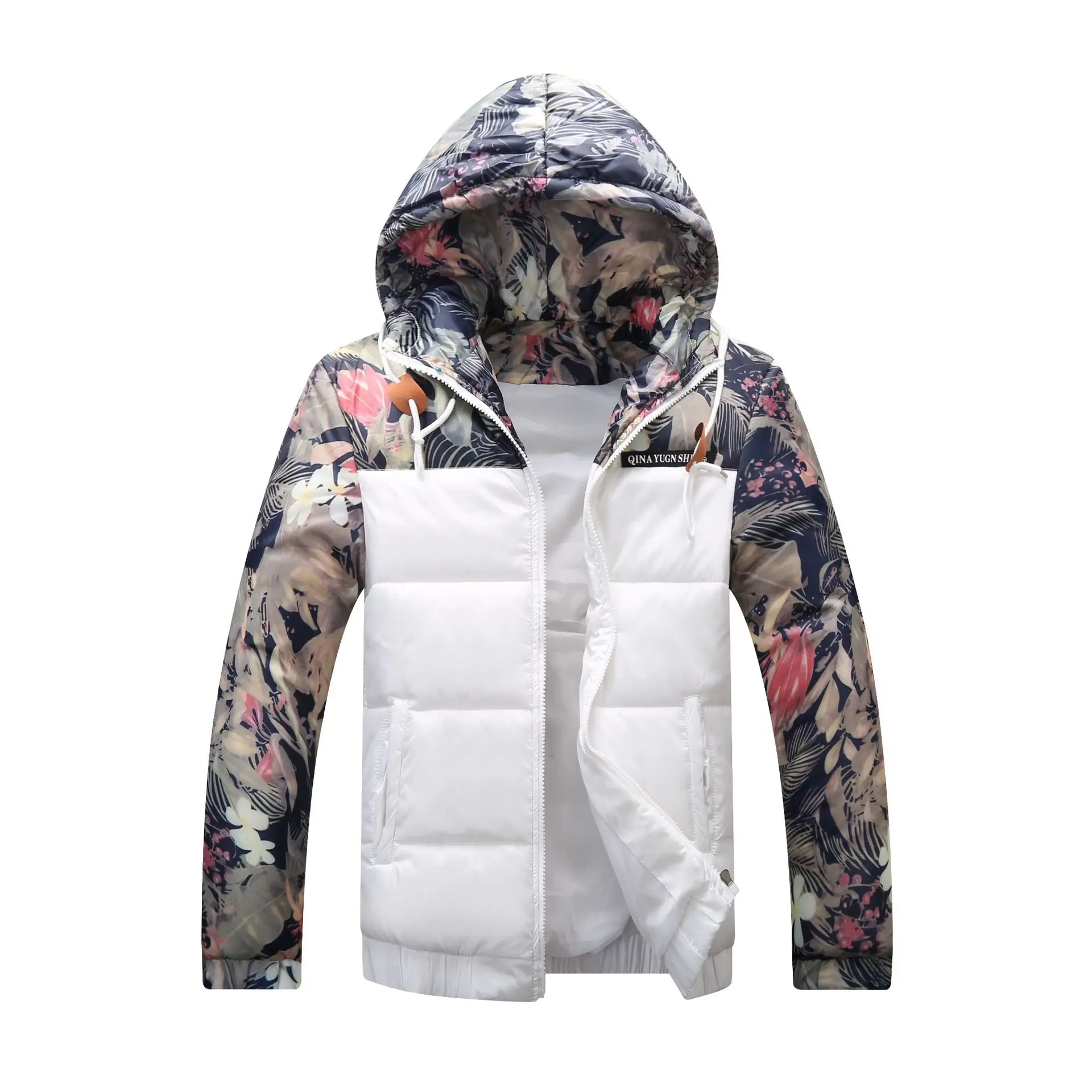 

With hood cotton-paddedExplosion Models nan mian fu New Style Foreign Trade Cotton-Padded Clothes Cold XL European And American