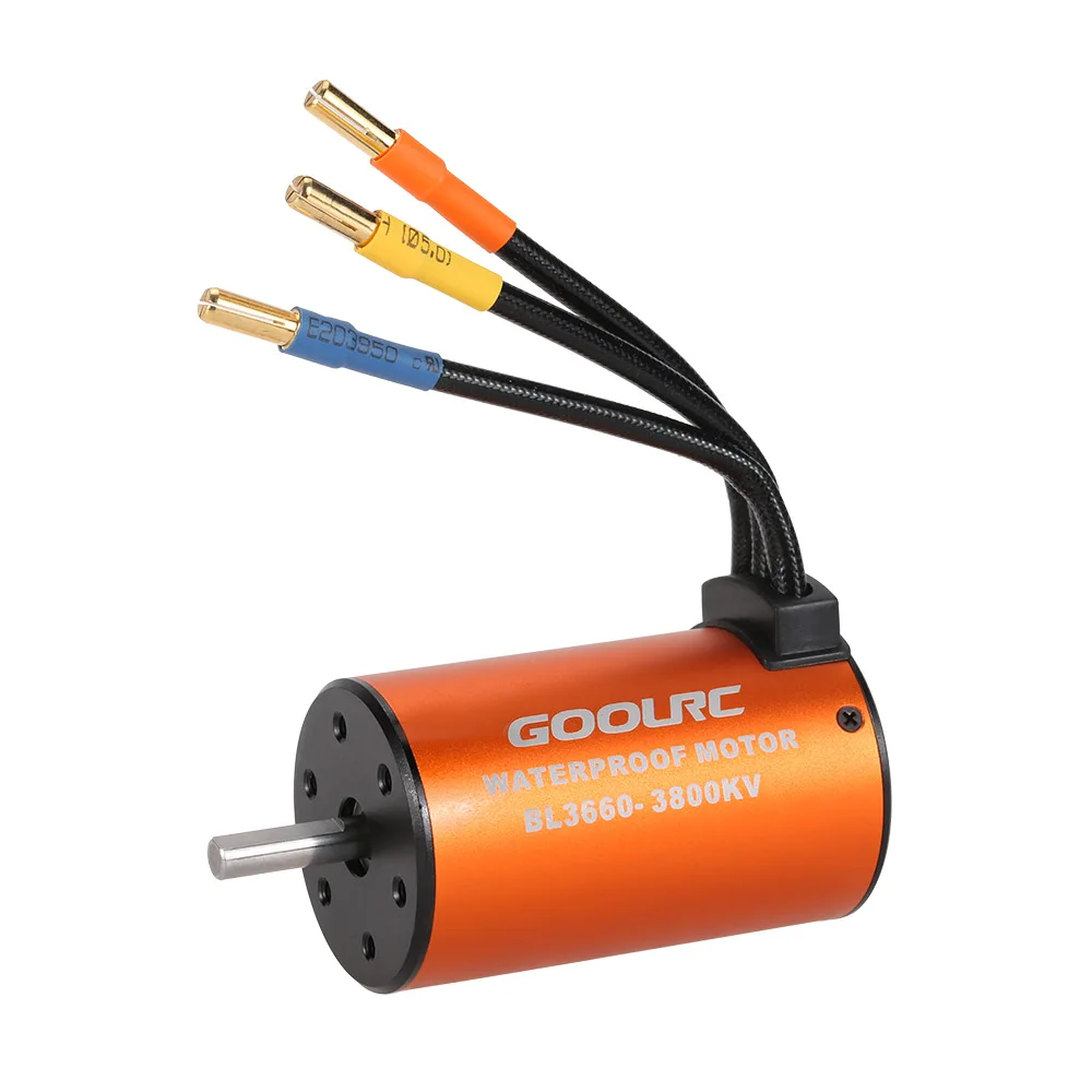Оригинальный GoolRC 3660 3800KV водонепроницаемый бесщеточный мотор для 1/10