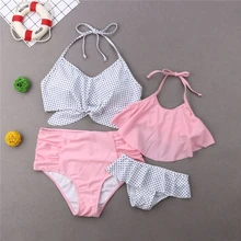 Купальный костюм с цветочным принтом для мамы и дочки; купальные плавки для папы и сына; одежда для всей семьи; одежда для купания для мамы и сына; пляжная одежда; бикини