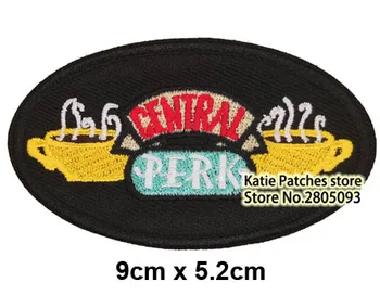 

Friend central perk Logo Embroidered Patch, TV drama coffee shop cafe Jacket Fabric Badge Clothing Accessories DIY Wholesale