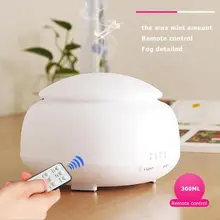 300ml Ultrasonic Humidifier Aroma Essential Oil Diffuser Remote Control Air Humidifier Electric Aromatherapy Diffuser Mist Maker