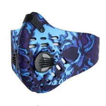 Мужская и женская Пыленепроницаемая велосипедная маска с активированным углем для защиты от загрязнений, велосипедная маска для тренировок на открытом воздухе