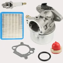 Kit de carburador de repuesto para motores brichester & Stratton 6150, 4-7 HP, serie 650, Troya Bilt, 6.5HP, junta de filtro de combustible de aire