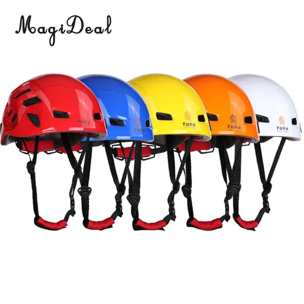 Rock Climbing Mountaineering Helmet Men Women Outdoor Rappelling Tree Arborist Roofing Head