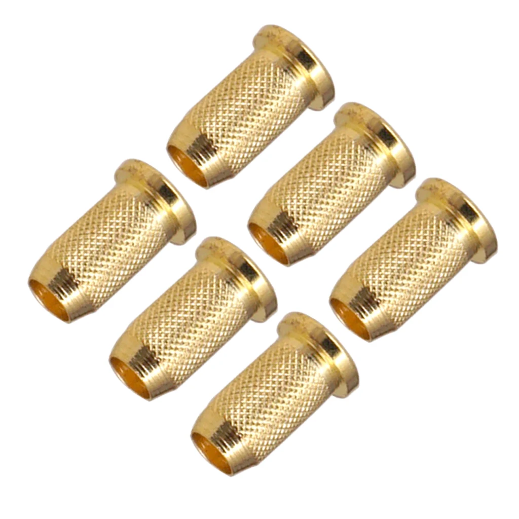 Прочный 6x Электрический Гитары белье обтягивающий кружевной втулки золотой шнур