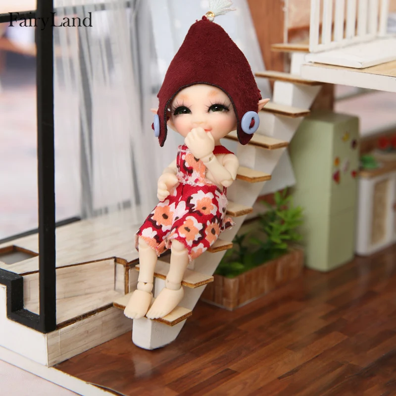 Realpuki Sira BJD Dolls 1/13 Long Ears Smile Fun Unique Quirky High Quality Toy For Girls Best Gifts FL Fairyland