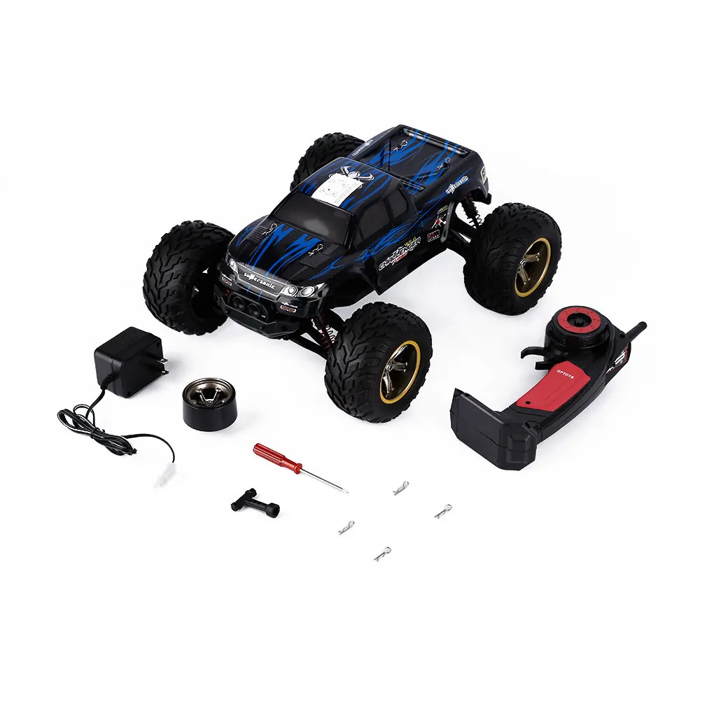 

Blue 2WD 1/12 45km/h Off Road Remote Control Brush Truck for GPTOYS S911 High Speed with Original Box