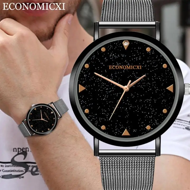 

ECONOMICXI Fashion Men Watches Male Top Brand Luxury Quartz Watch Men Casual Slim Dress Sport WristWatch Relogio Dropshipping