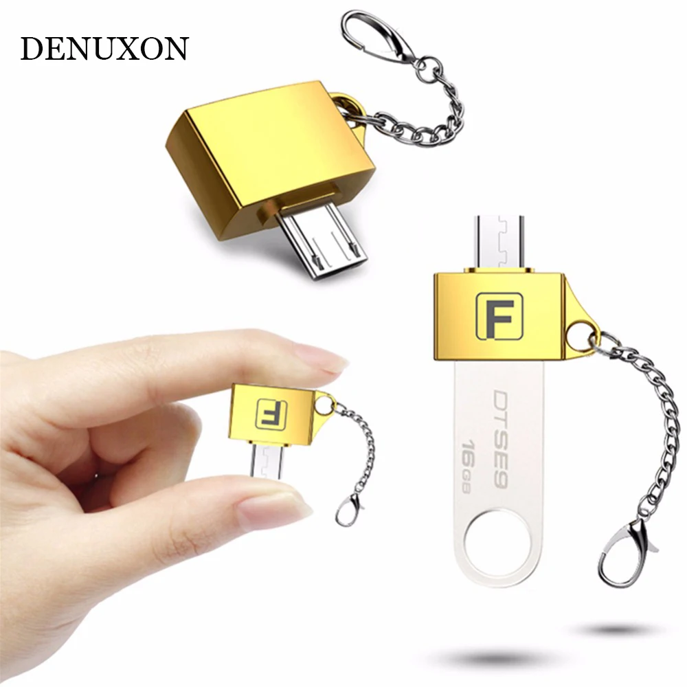 

Micro USB to USB2.0 Memory Capacity Extension OTG Data Cable U Flash Disk Adapter Key Chain Ring Converter For Samsung Xiaomi
