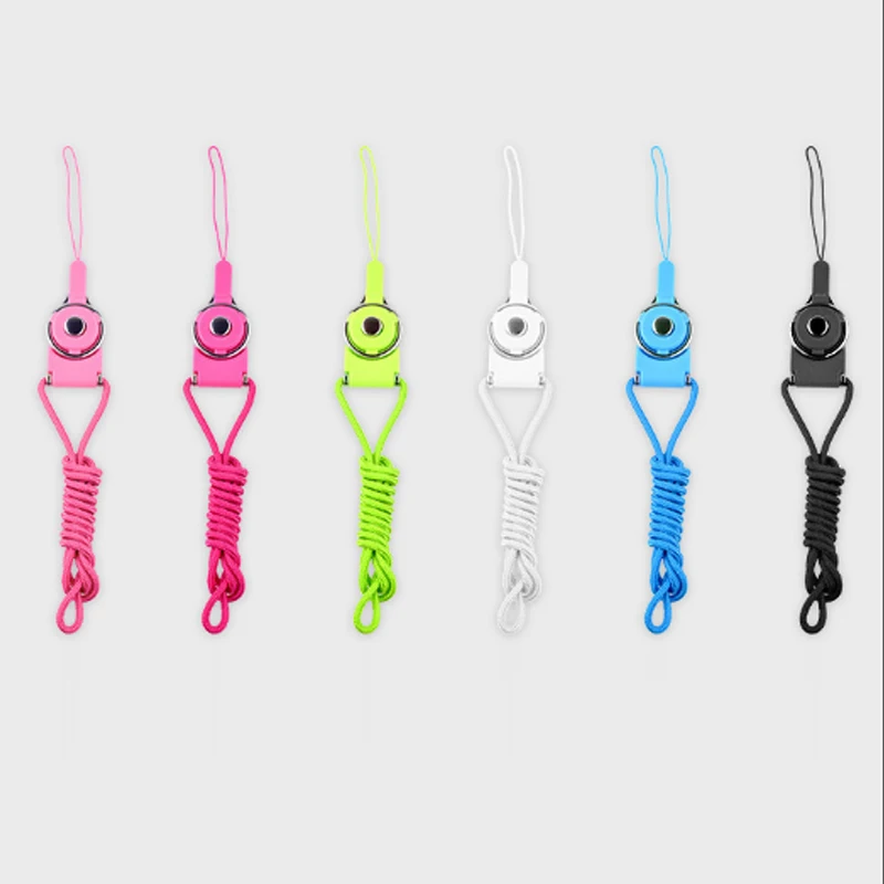 

50PCS/lot Cell Phone Hanging Strap Mobile Phone Datachable Neck Straps Flexible Sling Necklace Rope For iPhone 8 7 6 6s Samsung