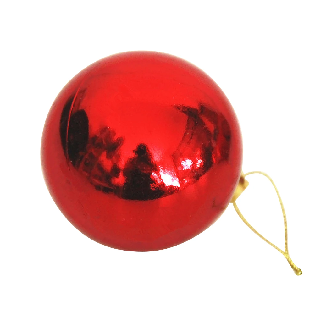 24 unids/lote bolas de Navidad brillante 60mm/2,4 \ 24 unids/lote bolas de Navidad brillante 60mm/2,4 \