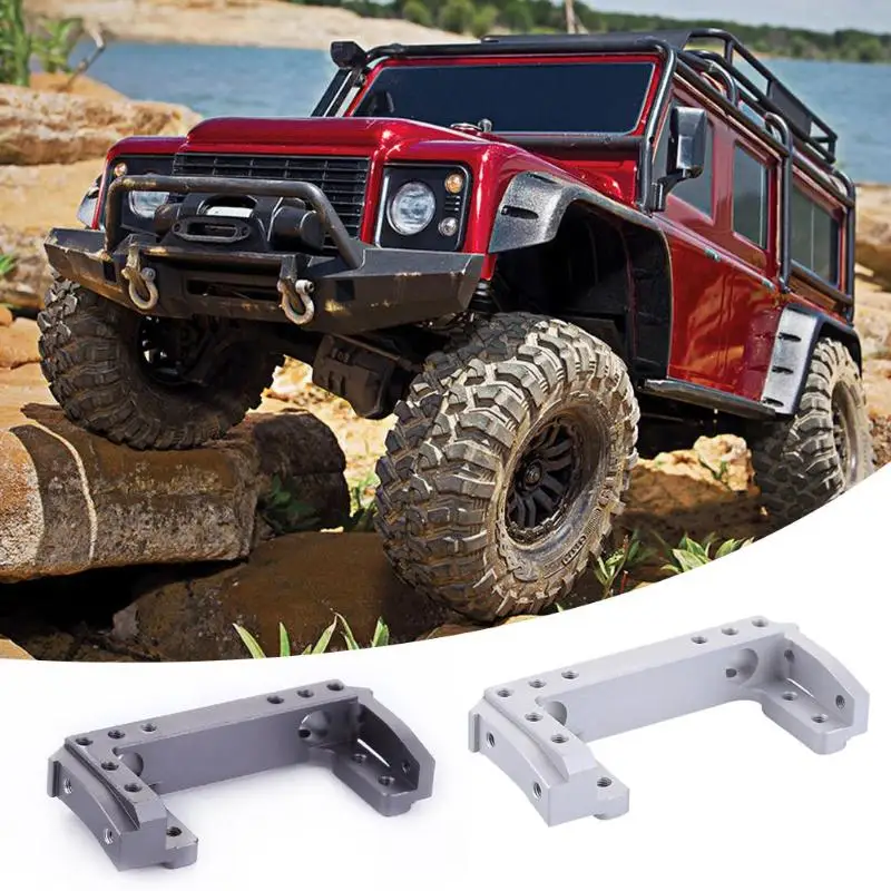 

SCX10 Metal Front Beam Bracket Servo Relocation Bumper Mount for RC Toys