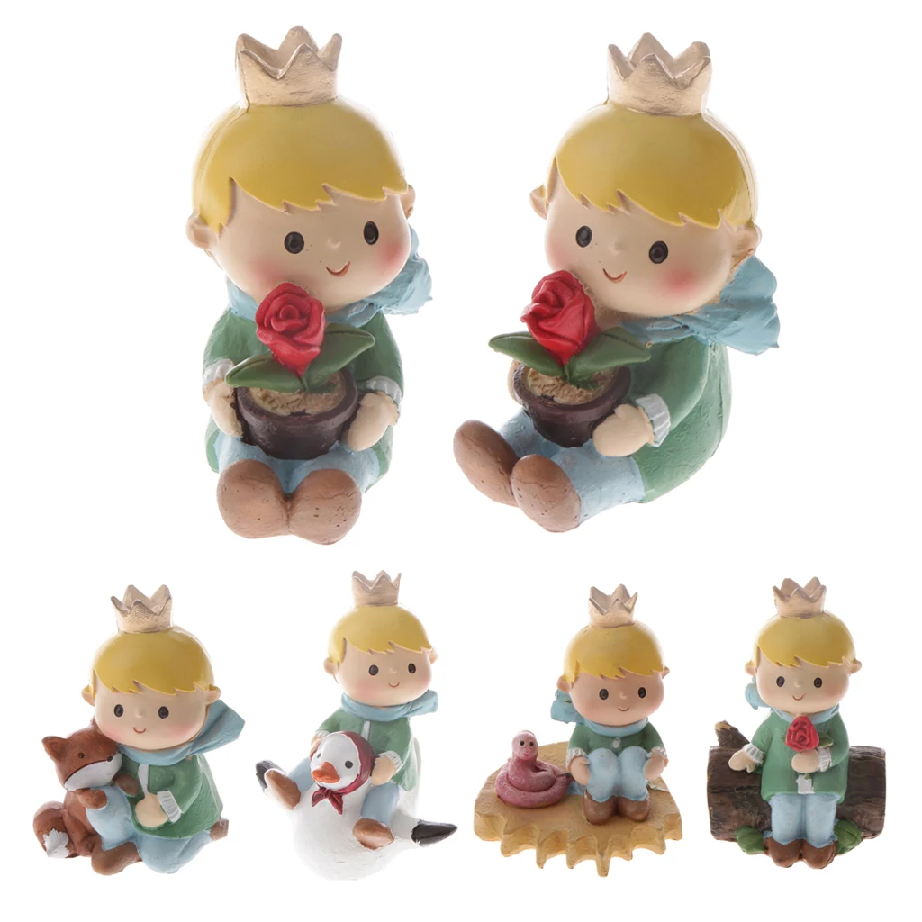 

Cartoon Decor The little prince Figures Ornaments Toys 2019 New The little prince Rose Action Figures Best Kids Birthday Gift