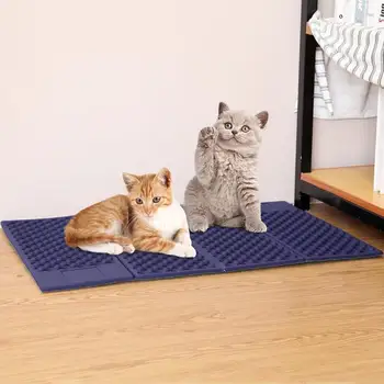 

Folding Non-Slip EVA Cat Litter Mat Pet Kitten Litter Trapper Catcher Pad Cats Catching Training Mat Cat Pets Pads Products