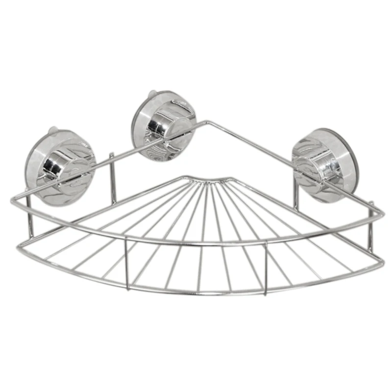 

AFBC Bathroom shelf shelf steel shelf bathroom angular shower tray with suction cup 32 * 22 * 8 cm