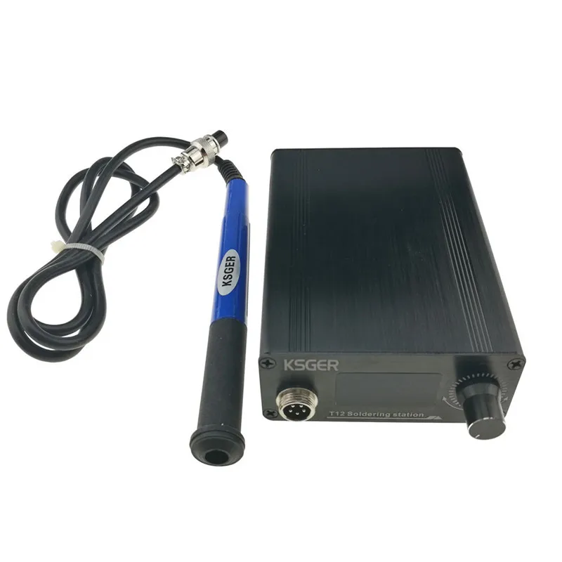 Контроллер температуры KSGER Mini V2.1S T12 900 M паяльная станция металлический чехол блок