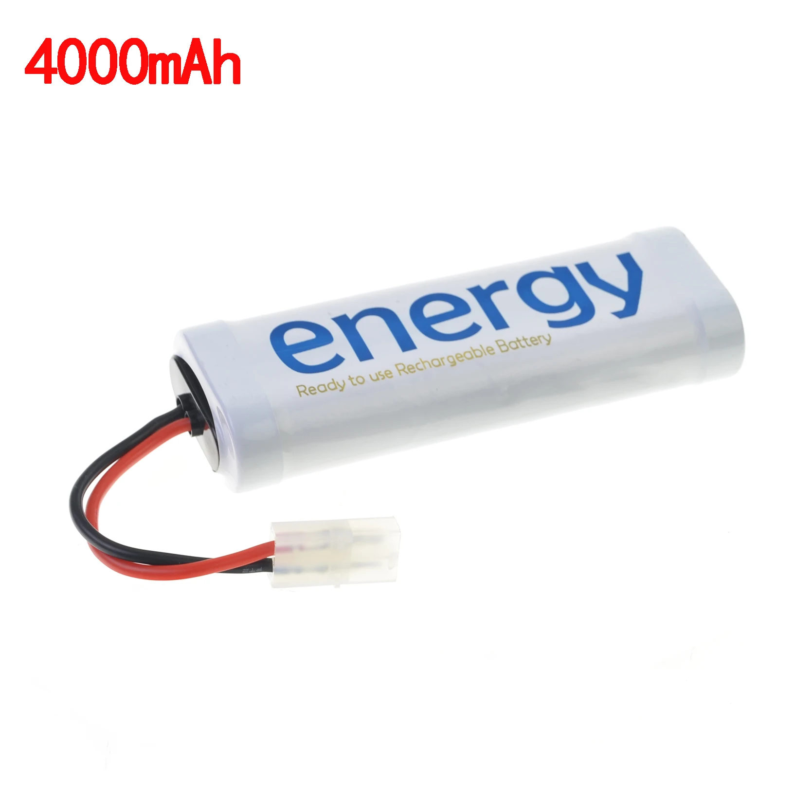 4x аккумуляторная батарея энергии белый Tamiya 7,2 V 4000mAh RC Plug NiMh