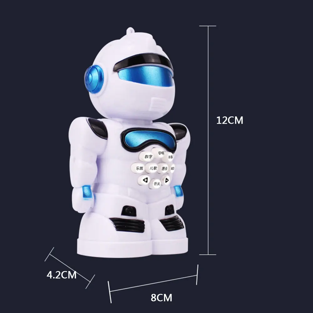  Plastic Blue Story Machine Intelligent Learning Machine Hobby Cultivate Interest Intelligent Sing S - 1882282