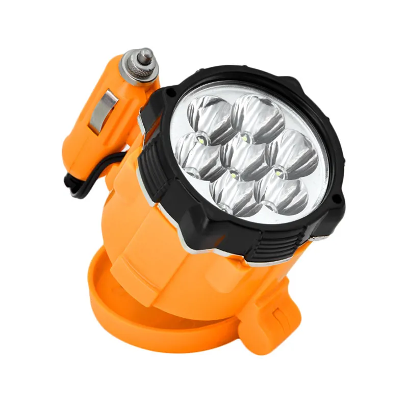 

CLAITE 7 LED Portable Lights Work Lamp Car Repair Lamp Telescopic Charging Cable Magnetic Tail Car Maintenance Light Flashlight