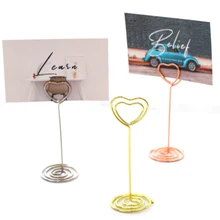 Настольная папка для заметок, милые зажимы в форме сердца, свадебные сувениры, держатель для карт, зажимы для сообщений, настольные фото, памятки, зажимы для имени, подарок