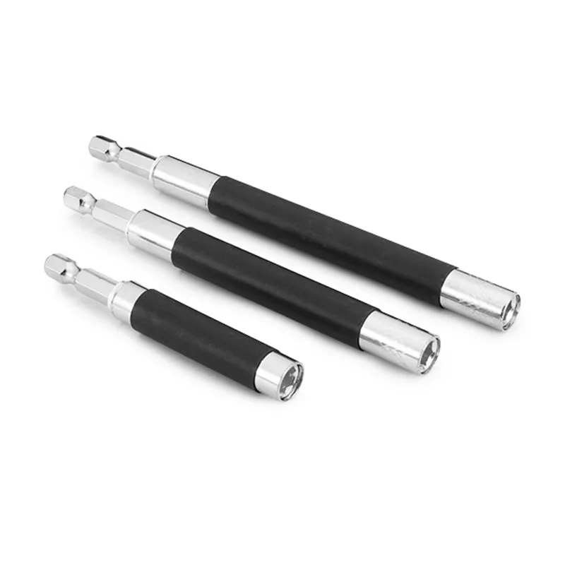 

Zinc Alloy 3Pcs 1/4 Inch Hex Magnetic 80/120/140mm Screwdriver Bit Holder Socket Extension Bar Telescopic Connecting Rod