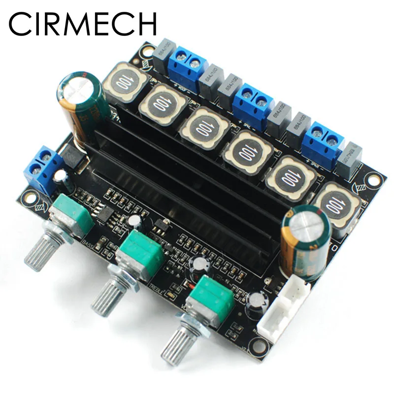 

CIRMECH TPA3116 HIFI High-Power class d Digital 2.1 Amplifier board Stereo Input Stereo and Super bass Out 50W*2+100W*1