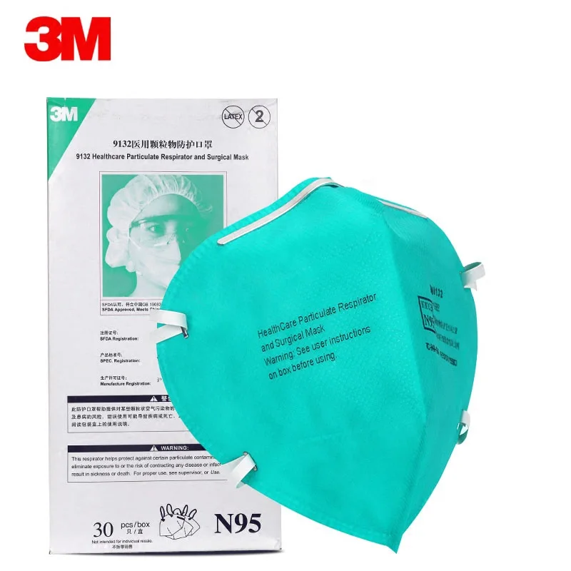 

3M N95 9132 Gas Mask Anti Particulate Respirator Surgical Masks Against H7N9 Influenza Virus PM2.5 Standard Hospital CDC