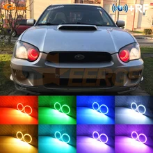 Для Subaru Impreza WRX STI 2004 2005 отличный RF Bluetooth контроллер многоцветный ультра яркий RGB светодиодный ангельские глазки Halo Ring kit