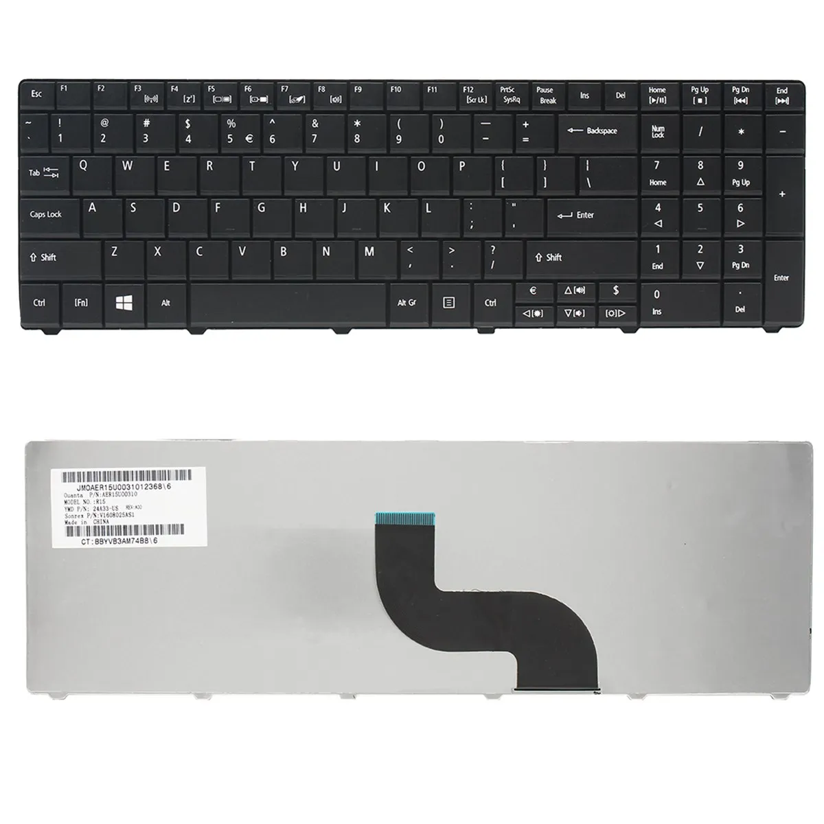

UK British Laptop keyboard for Packard Bell EasyNote TE11BZ TE11HC TE11HR