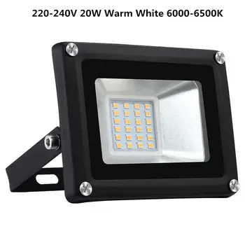 

IP65 Waterproof Flood Light for Basketball Court Garden 20W 220V-240V 1600 Lumens LED Floodlight free shipping to Gemany