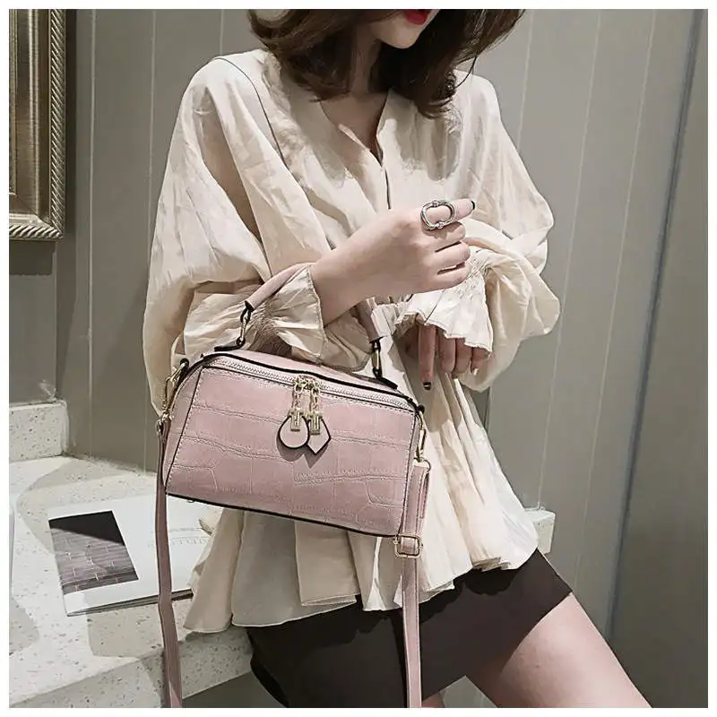 خمر بو الجلود الإناث أعلى-حقائب بيد النساء حقيبة كتف صغيرة Crossbody حقيبة ساعي عارضة مزدوجة سستة السيدات حقائب اليد خمر بو الجلود الإناث أعلى-حقائب بيد النساء حقيبة كتف صغيرة Crossbody حقيبة ساعي عارضة مزدوجة سستة السيدات حقائب اليد