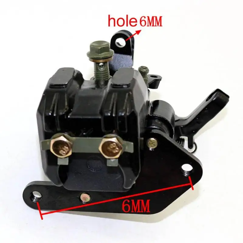 Nuevos productos 1 piezas de Metal negro pinza de freno trasero motores para YAMAHA ATV Wolverine Banshee Blaster Guerrero Raptor moto freno Nuevos productos 1 piezas de Metal negro pinza de freno trasero motores para YAMAHA ATV Wolverine Banshee Blaster Guerrero Raptor moto freno