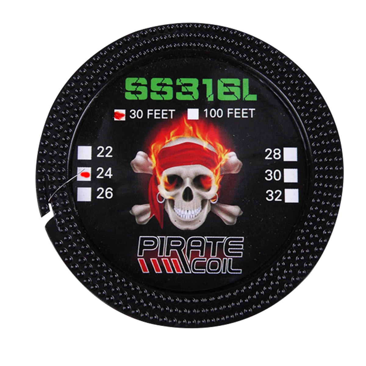 

PIRATE COIL New 10m/roll Cigarette Nichrome Heating Wires for SS316L Heating Wires for Rebuildable Atomizers