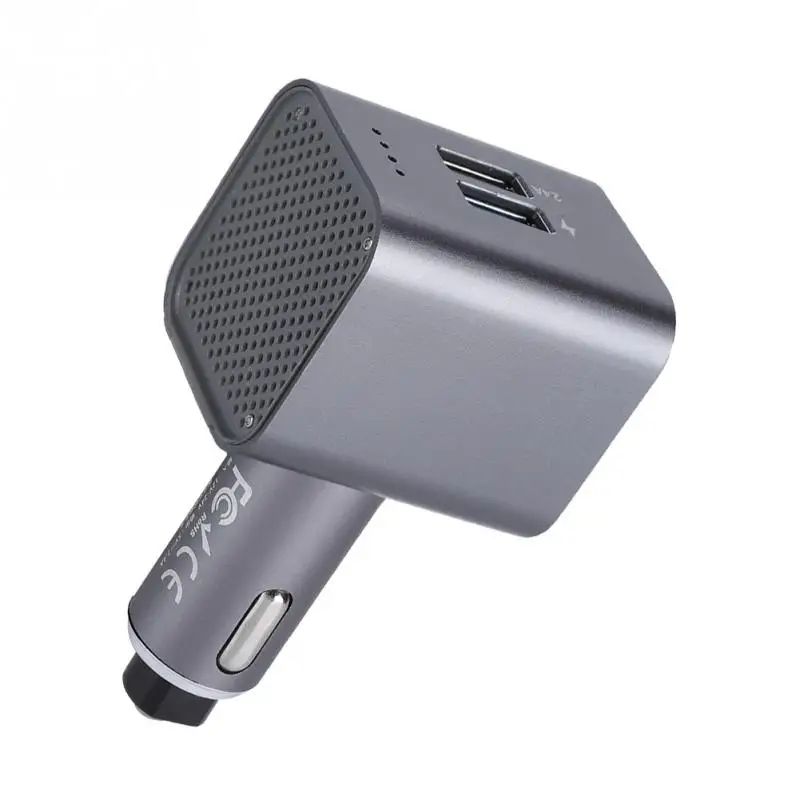 5 в мини 2 портовый USB автомобильный очиститель воздуха + QC3.0 автомобильное