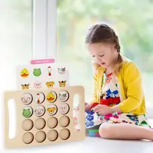 Обучающая игрушка-головоломка, деревянная подходящая игра, настольные шахматы, наборы, догадка, игрушка, обучающая игра, подарки, Когнитивная игрушка для животных