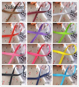 

3/8" 9mm 10 yards stitch ribbons DIY hairbows gift wrapping ribbon handmade materials YM18020920
